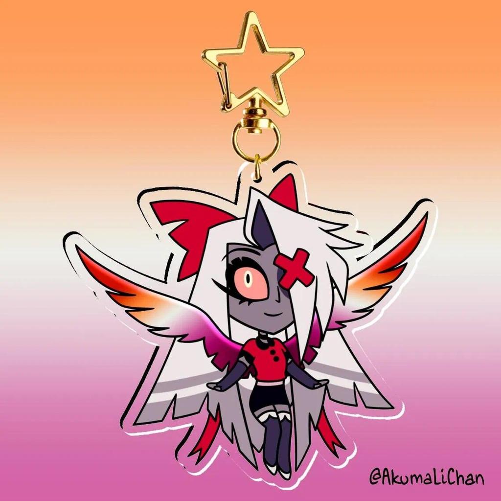 6cm Acrylic Hazbin Hotel 2 Characters Alastor Charlie Vaggie Ad Cute Keychains Keyring Móc Khóa In Theo Yêu Cầu, Chất Liệu Mica Trong Suốt In 2 Mặt , Dày 4mm 12 6cm Acrylic Hazbin Hotel 2 Characters Alastor Charlie Vaggie Ad Cute Keychains Keyring Móc Khóa In Theo Yêu Cầu, Chất Liệu Mica Trong Suốt In 2 Mặt , Dày 4mm - Ảnh 12