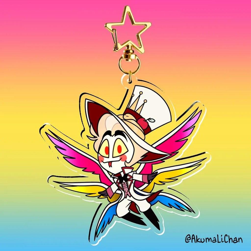 6cm Acrylic Hazbin Hotel 2 Characters Alastor Charlie Vaggie Ad Cute Keychains Keyring Móc Khóa In Theo Yêu Cầu, Chất Liệu Mica Trong Suốt In 2 Mặt , Dày 4mm 8 6cm Acrylic Hazbin Hotel 2 Characters Alastor Charlie Vaggie Ad Cute Keychains Keyring Móc Khóa In Theo Yêu Cầu, Chất Liệu Mica Trong Suốt In 2 Mặt , Dày 4mm - Ảnh 8