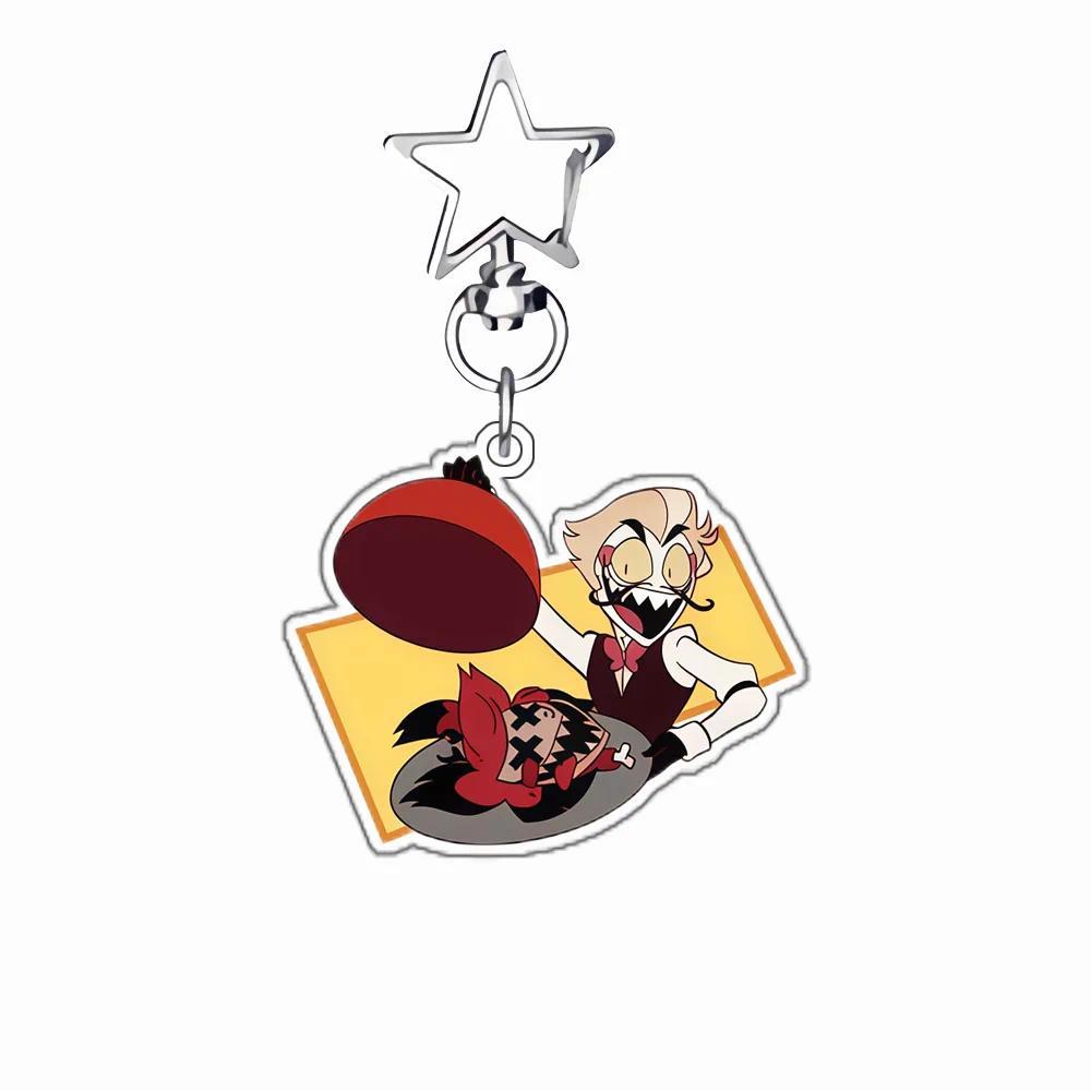 6cm Acrylic Keychain Hazbin Hotel Lucifer Keychain Hanging Accessories Animes Collection Móc Khóa In Theo Yêu Cầu, Chất Liệu Mica Trong Suốt In 2 Mặt , Dày 4mm 2 6cm Acrylic Keychain Hazbin Hotel Lucifer Keychain Hanging Accessories Animes Collection Móc Khóa In Theo Yêu Cầu, Chất Liệu Mica Trong Suốt In 2 Mặt , Dày 4mm - Ảnh 2