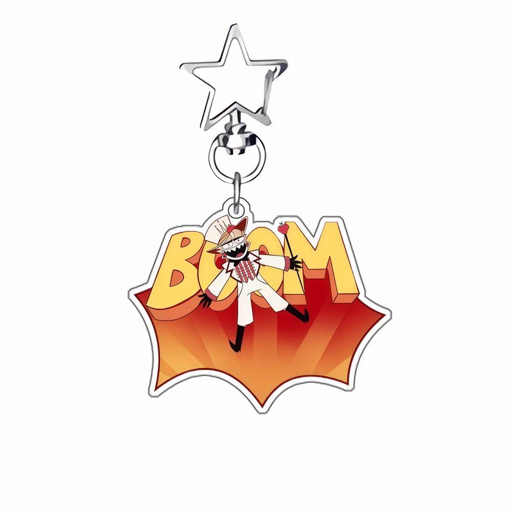 6cm Acrylic Keychain Hazbin Hotel Lucifer Keychain Hanging Accessories Animes Collection Móc Khóa In Theo Yêu Cầu, Chất Liệu Mica Trong Suốt In 2 Mặt , Dày 4mm 4 6cm Acrylic Keychain Hazbin Hotel Lucifer Keychain Hanging Accessories Animes Collection Móc Khóa In Theo Yêu Cầu, Chất Liệu Mica Trong Suốt In 2 Mặt , Dày 4mm - Ảnh 4