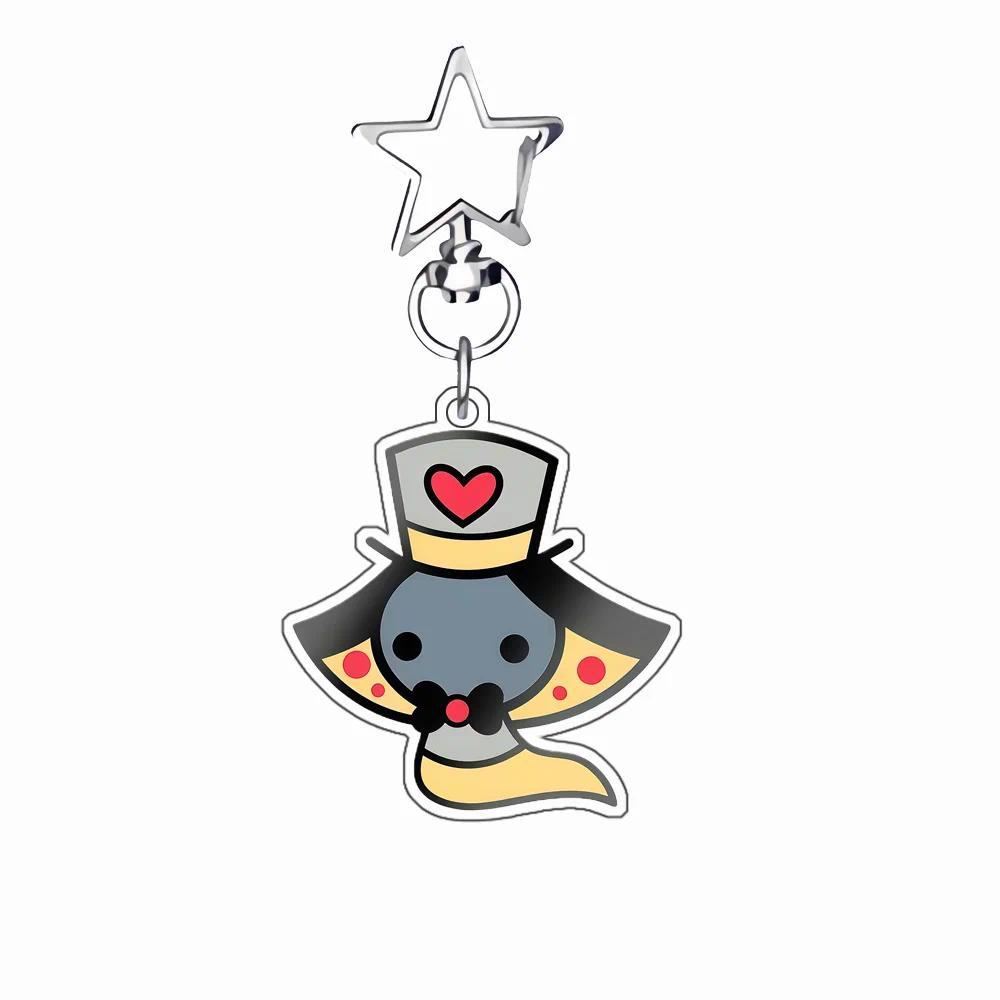 6cm Acrylic Keychain Hazbin Hotel Vox Alastor Niffty Hanging Keychain Ornament Collection Móc Khóa In Theo Yêu Cầu, Chất Liệu Mica Trong Suốt In 2 Mặt , Dày 4mm 5 6cm Acrylic Keychain Hazbin Hotel Vox Alastor Niffty Hanging Keychain Ornament Collection Móc Khóa In Theo Yêu Cầu, Chất Liệu Mica Trong Suốt In 2 Mặt , Dày 4mm - Ảnh 5