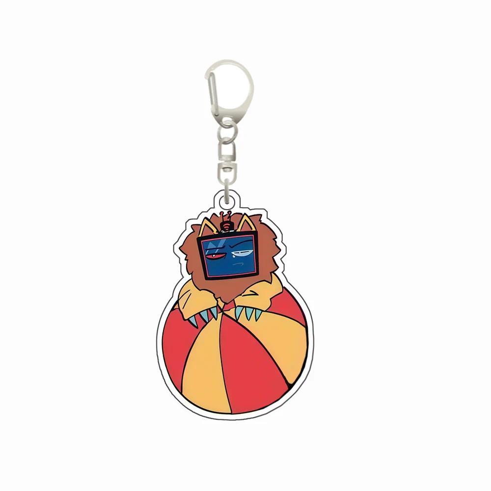 6cm Acrylic Keychain Hazbin Hotel Vox Alastor Niffty Double Style Backpack Keychain Móc Khóa In Theo Yêu Cầu, Chất Liệu Mica Trong Suốt In 2 Mặt , Dày 4mm 5 6cm Acrylic Keychain Hazbin Hotel Vox Alastor Niffty Double Style Backpack Keychain Móc Khóa In Theo Yêu Cầu, Chất Liệu Mica Trong Suốt In 2 Mặt , Dày 4mm - Ảnh 5