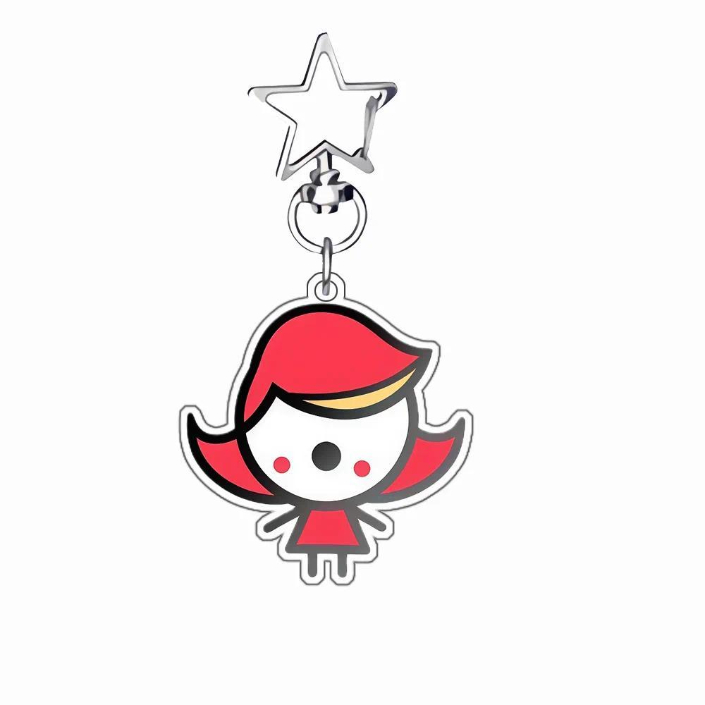 6cm Acrylic Keychain Hazbin Hotel Vox Alastor Niffty Hanging Keychain Ornament Collection Móc Khóa In Theo Yêu Cầu, Chất Liệu Mica Trong Suốt In 2 Mặt , Dày 4mm 6 6cm Acrylic Keychain Hazbin Hotel Vox Alastor Niffty Hanging Keychain Ornament Collection Móc Khóa In Theo Yêu Cầu, Chất Liệu Mica Trong Suốt In 2 Mặt , Dày 4mm - Ảnh 6