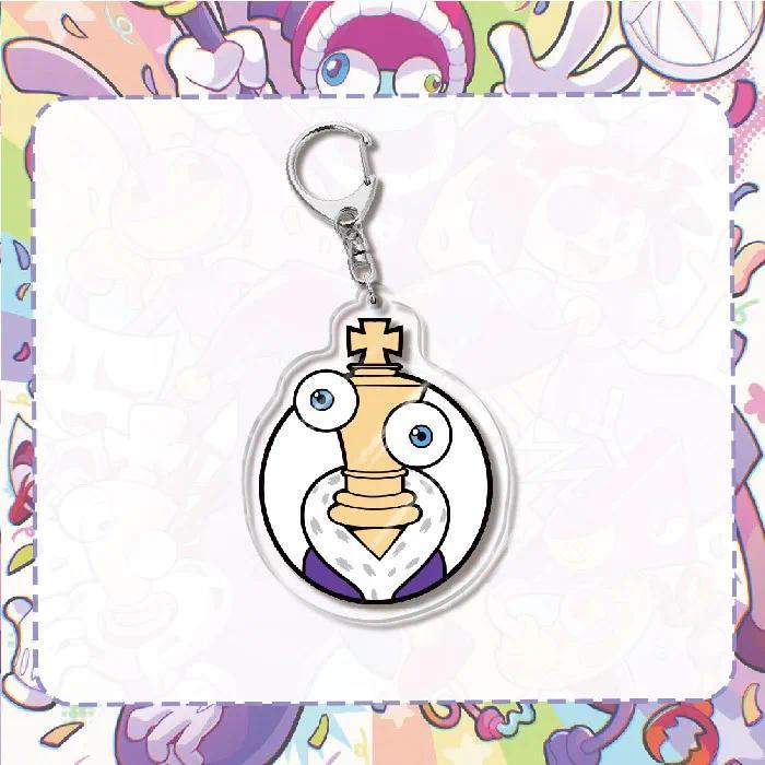 6cm Acrylic Keychain Tafor Tadc Jax Bunny Pomni Anime Character Self-made Acrylic Keychain Móc Khóa In Theo Yêu Cầu, Chất Liệu Mica Trong Suốt In 2 Mặt , Dày 4mm 4 6cm Acrylic Keychain Tafor Tadc Jax Bunny Pomni Anime Character Self-made Acrylic Keychain Móc Khóa In Theo Yêu Cầu, Chất Liệu Mica Trong Suốt In 2 Mặt , Dày 4mm - Ảnh 4