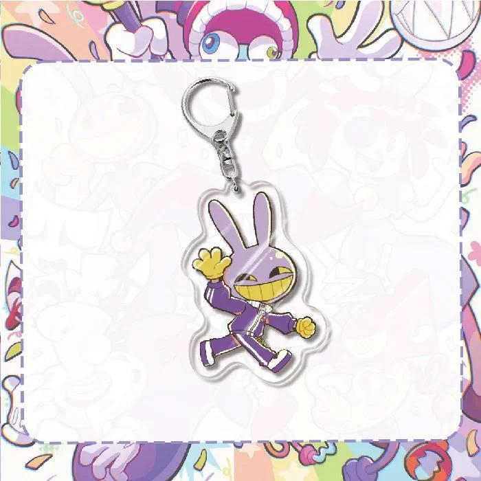 6cm Acrylic Keychain Tafor Tadc Jax Bunny Pomni Anime Character Self-made Acrylic Keychain Móc Khóa In Theo Yêu Cầu, Chất Liệu Mica Trong Suốt In 2 Mặt , Dày 4mm 6 6cm Acrylic Keychain Tafor Tadc Jax Bunny Pomni Anime Character Self-made Acrylic Keychain Móc Khóa In Theo Yêu Cầu, Chất Liệu Mica Trong Suốt In 2 Mặt , Dày 4mm - Ảnh 6