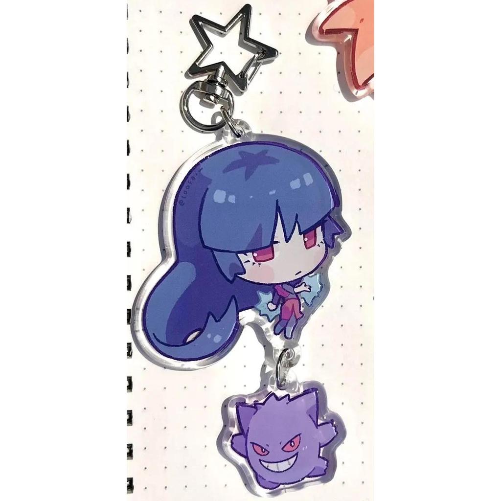 6cm Anime Acrylic Keychain For Cynthia Garchomp Mallow Steenees Double Falling Star Buckle Móc Khóa In Theo Yêu Cầu, Chất Liệu Mica Trong Suốt In 2 Mặt , Dày 4mm 3 6cm Anime Acrylic Keychain For Cynthia Garchomp Mallow Steenees Double Falling Star Buckle Móc Khóa In Theo Yêu Cầu, Chất Liệu Mica Trong Suốt In 2 Mặt , Dày 4mm - Ảnh 3