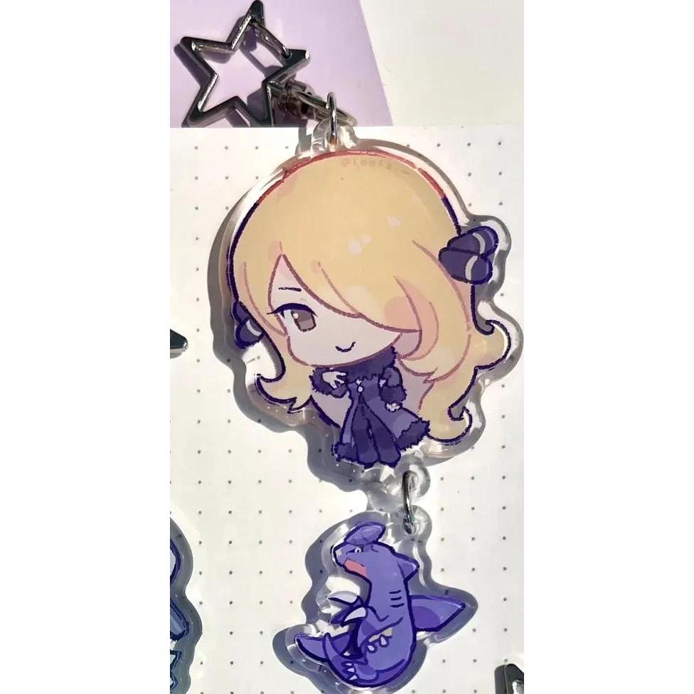 6cm Anime Acrylic Keychain For Cynthia Garchomp Mallow Steenees Double Falling Star Buckle Móc Khóa In Theo Yêu Cầu, Chất Liệu Mica Trong Suốt In 2 Mặt , Dày 4mm 29 6cm Anime Acrylic Keychain For Cynthia Garchomp Mallow Steenees Double Falling Star Buckle Móc Khóa In Theo Yêu Cầu, Chất Liệu Mica Trong Suốt In 2 Mặt , Dày 4mm - Ảnh 29