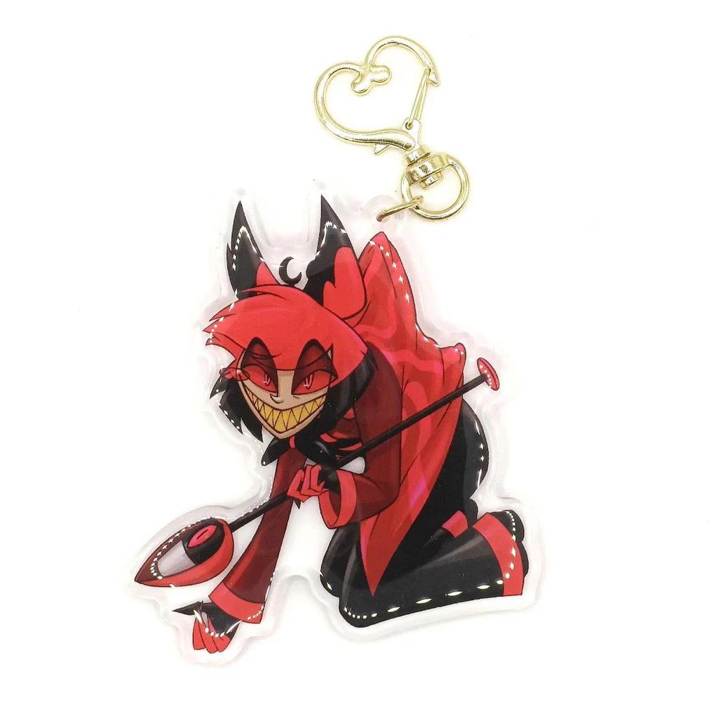 6cm Anime Character Acrylic Chain Acrylic Keychain Hanging Hazbin Hotel Vox Niffty Vaggie Móc Khóa In Theo Yêu Cầu, Chất Liệu Mica Trong Suốt In 2 Mặt , Dày 4mm 6 6cm Anime Character Acrylic Chain Acrylic Keychain Hanging Hazbin Hotel Vox Niffty Vaggie Móc Khóa In Theo Yêu Cầu, Chất Liệu Mica Trong Suốt In 2 Mặt , Dày 4mm - Ảnh 6