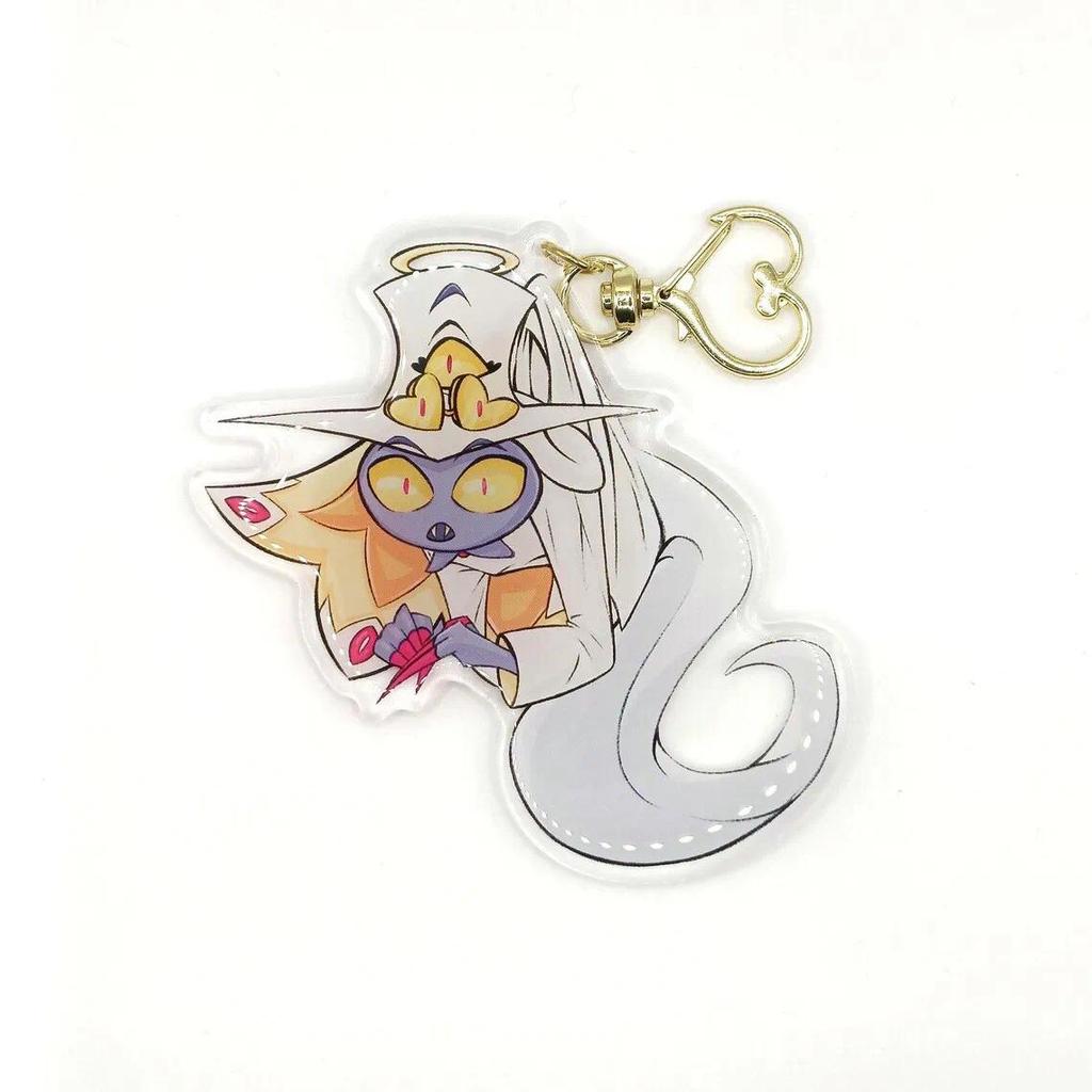 6cm Anime Character Acrylic Chain Acrylic Keychain Hanging Hazbin Hotel Vox Niffty Vaggie Móc Khóa In Theo Yêu Cầu, Chất Liệu Mica Trong Suốt In 2 Mặt , Dày 4mm 9 6cm Anime Character Acrylic Chain Acrylic Keychain Hanging Hazbin Hotel Vox Niffty Vaggie Móc Khóa In Theo Yêu Cầu, Chất Liệu Mica Trong Suốt In 2 Mặt , Dày 4mm - Ảnh 9