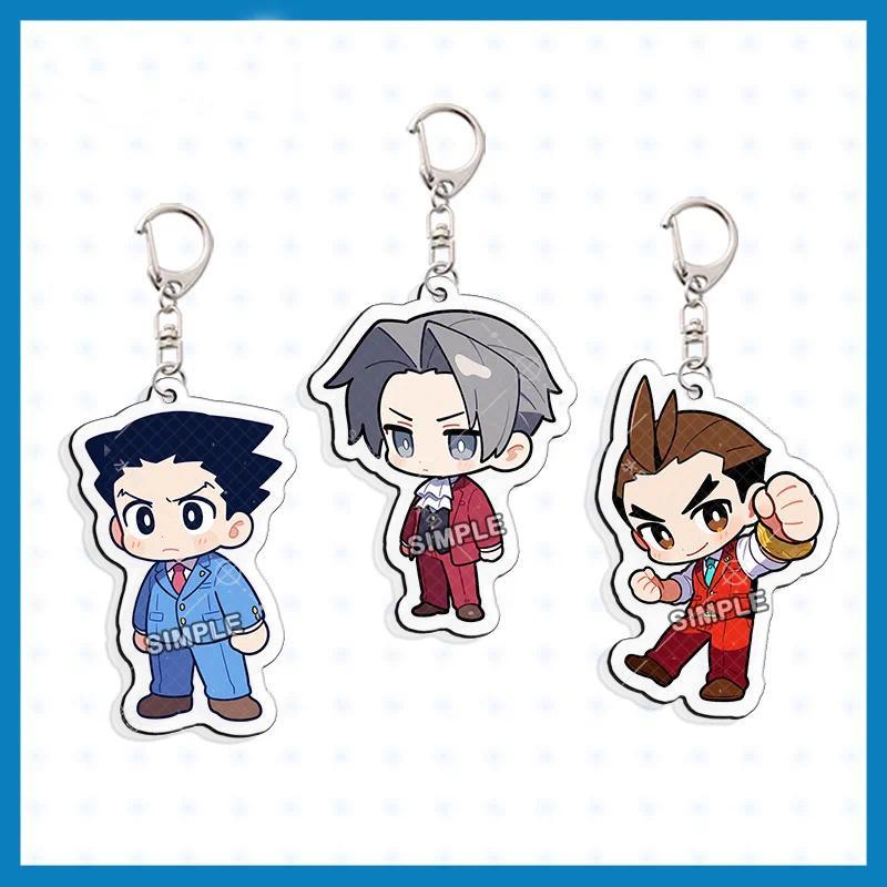 Ace Attorney Phoenix Wright Acrylic Keychain Bag Charms Pendant Fan Game Product Transparent Móc Khóa In Theo Yêu Cầu, Chất Liệu Mica Trong Suốt In 2 Mặt , Dày 4mm 1 Ace Attorney Phoenix Wright Acrylic Keychain Bag Charms Pendant Fan Game Product Transparent Móc Khóa In Theo Yêu Cầu, Chất Liệu Mica Trong Suốt In 2 Mặt , Dày 4mm