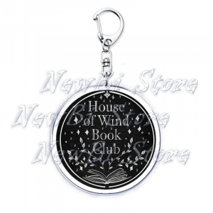Acotar Pendant Keychain Rhysand Feyre A Court Of Thorns And Roses Key Chain Ring Móc Khóa In Theo Yêu Cầu, Chất Liệu Mica Trong Suốt In 2 Mặt , Dày 4mm