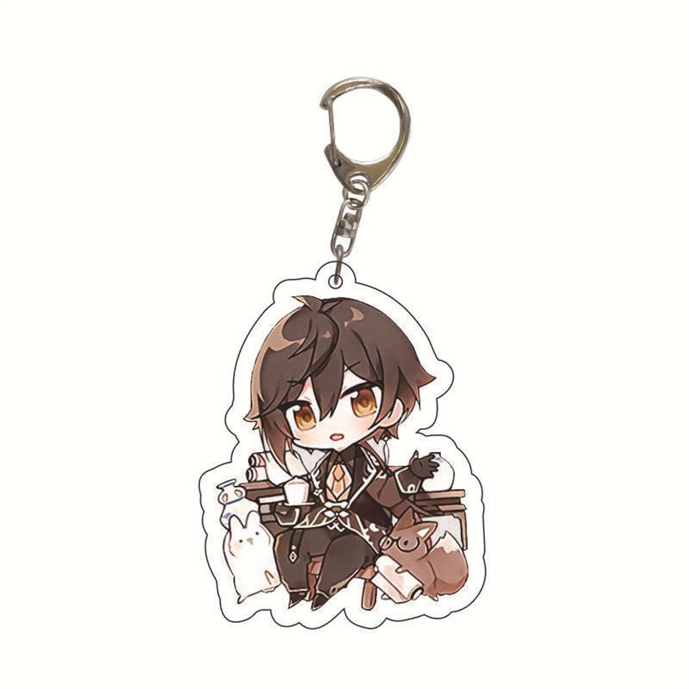Acrylic Genshin Collision Anime Character Keychain Móc Khóa In Theo Yêu Cầu, Chất Liệu Mica Trong Suốt In 2 Mặt , Dày 4mm 3 Acrylic Genshin Collision Anime Character Keychain Móc Khóa In Theo Yêu Cầu, Chất Liệu Mica Trong Suốt In 2 Mặt , Dày 4mm - Ảnh 3