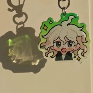 Acrylic Hinata Danganronpa Anime Keychain For Men And Women, Decorative Accessories, Gifts Móc Khóa In Theo Yêu Cầu, Chất Liệu Mica Trong Suốt In 2 Mặt , Dày 4mm