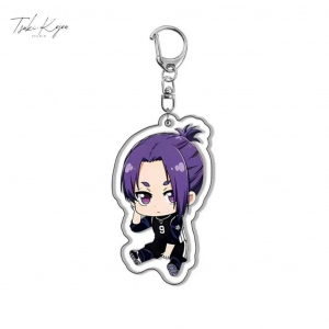 Acrylic Key Buckle For Blue Lock Hyoma Chigiri Seishiro Nagi Reo Mikage Rensuke Kunigami Móc Khóa In Theo Yêu Cầu, Chất Liệu Mica Trong Suốt In 2 Mặt , Dày 4mm