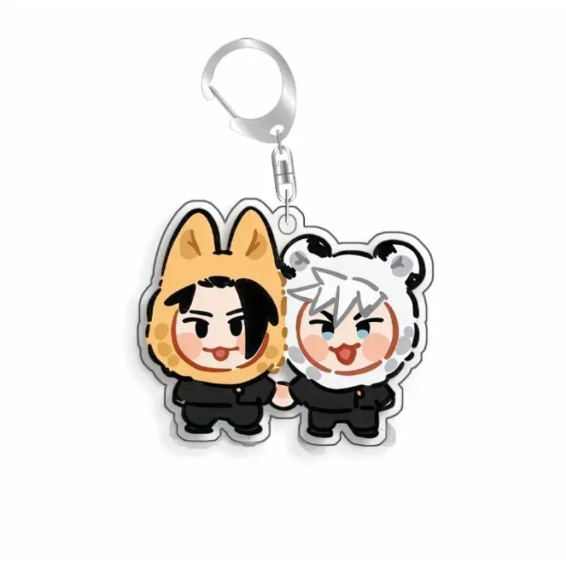 Acrylic Key Buckle Jjk Satoru Gojo Toge Inumaki Suguru Geto Maki Zenin Anime Cartoons Acrylic Móc Khóa In Theo Yêu Cầu, Chất Liệu Mica Trong Suốt In 2 Mặt , Dày 4mm 2 Acrylic Key Buckle Jjk Satoru Gojo Toge Inumaki Suguru Geto Maki Zenin Anime Cartoons Acrylic Móc Khóa In Theo Yêu Cầu, Chất Liệu Mica Trong Suốt In 2 Mặt , Dày 4mm - Ảnh 2