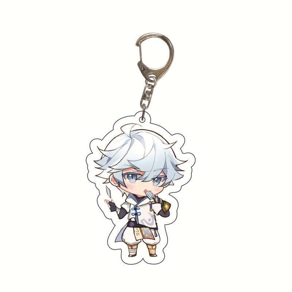 Acrylic Keychain Anime Genshin Collision Kunikushi Morax Kaeya Xiao Hu Tao Tartaglia Móc Khóa In Theo Yêu Cầu, Chất Liệu Mica Trong Suốt In 2 Mặt , Dày 4mm 6 Acrylic Keychain Anime Genshin Collision Kunikushi Morax Kaeya Xiao Hu Tao Tartaglia Móc Khóa In Theo Yêu Cầu, Chất Liệu Mica Trong Suốt In 2 Mặt , Dày 4mm - Ảnh 6
