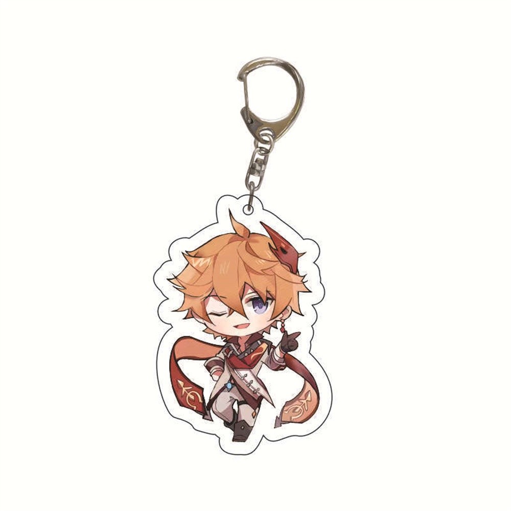 Acrylic Keychain Anime Genshin Collision Kunikushi Morax Kaeya Xiao Hu Tao Tartaglia Móc Khóa In Theo Yêu Cầu, Chất Liệu Mica Trong Suốt In 2 Mặt , Dày 4mm 9 Acrylic Keychain Anime Genshin Collision Kunikushi Morax Kaeya Xiao Hu Tao Tartaglia Móc Khóa In Theo Yêu Cầu, Chất Liệu Mica Trong Suốt In 2 Mặt , Dày 4mm - Ảnh 9