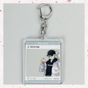 Acrylic Keychain For Blue Lock Reo Mikage Hyoma Chigiri Rin Itoshi Meguru Bachira Seishiro Móc Khóa In Theo Yêu Cầu, Chất Liệu Mica Trong Suốt In 2 Mặt , Dày 4mm