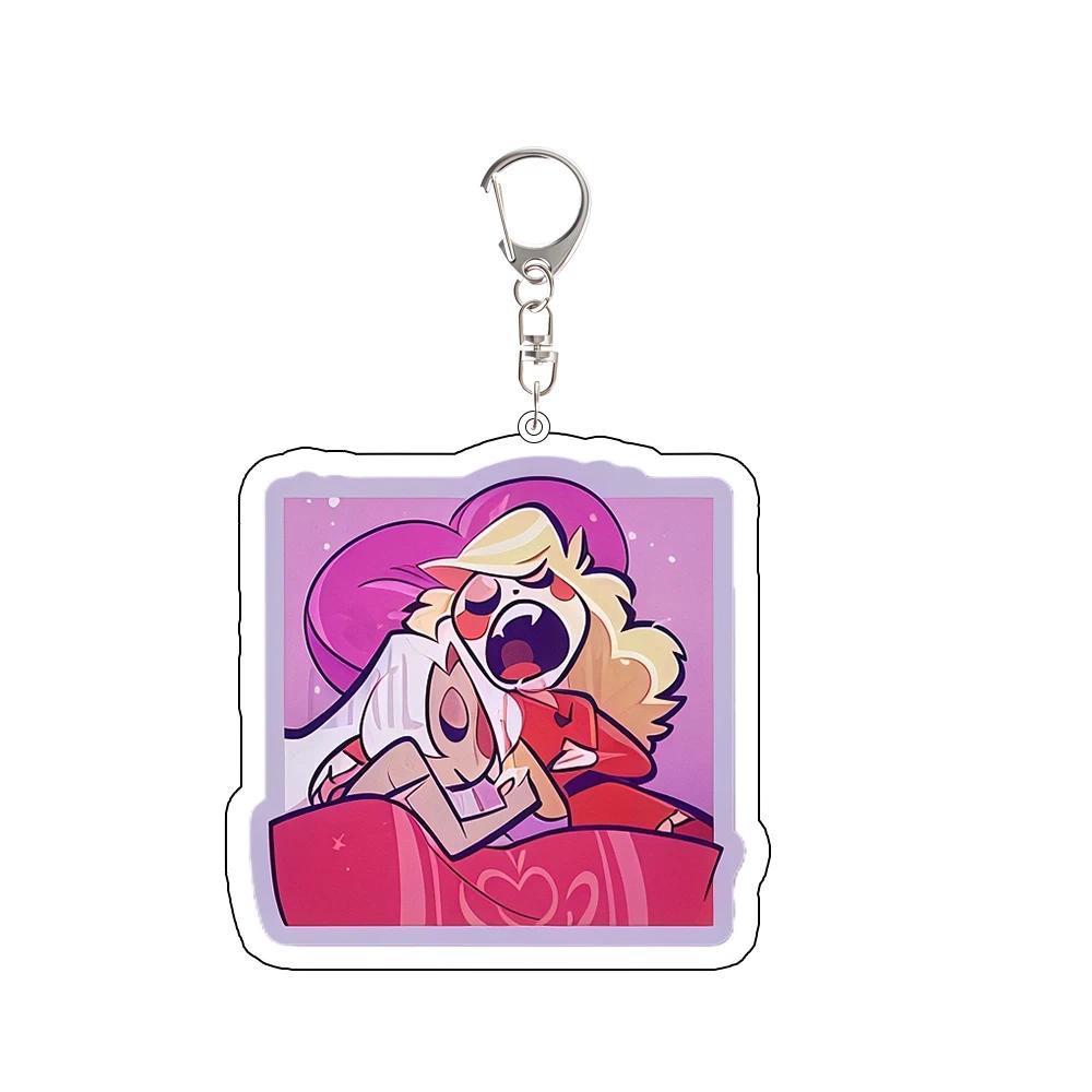 Acrylic Keychain For Hazbin Hotel Charlie Morningstar Vaggie Angel Dust Animemica Bag Móc Khóa In Theo Yêu Cầu, Chất Liệu Mica Trong Suốt In 2 Mặt , Dày 4mm 6 Acrylic Keychain For Hazbin Hotel Charlie Morningstar Vaggie Angel Dust Animemica Bag Móc Khóa In Theo Yêu Cầu, Chất Liệu Mica Trong Suốt In 2 Mặt , Dày 4mm - Ảnh 6