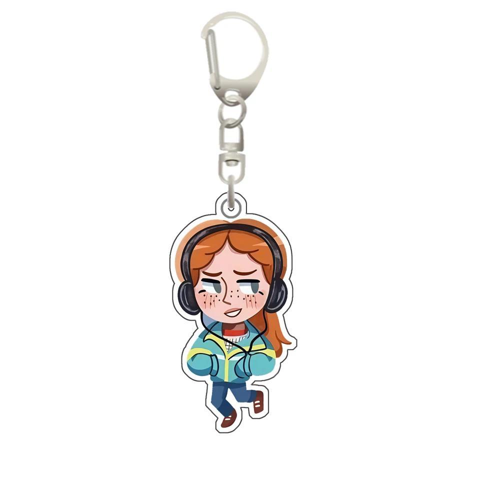 Acrylic Keychain For Stranger Season 5 Dustin Lucas Max Figure Keyring Backpack Collectible Móc Khóa In Theo Yêu Cầu, Chất Liệu Mica Trong Suốt In 2 Mặt , Dày 4mm 3 Acrylic Keychain For Stranger Season 5 Dustin Lucas Max Figure Keyring Backpack Collectible Móc Khóa In Theo Yêu Cầu, Chất Liệu Mica Trong Suốt In 2 Mặt , Dày 4mm - Ảnh 3