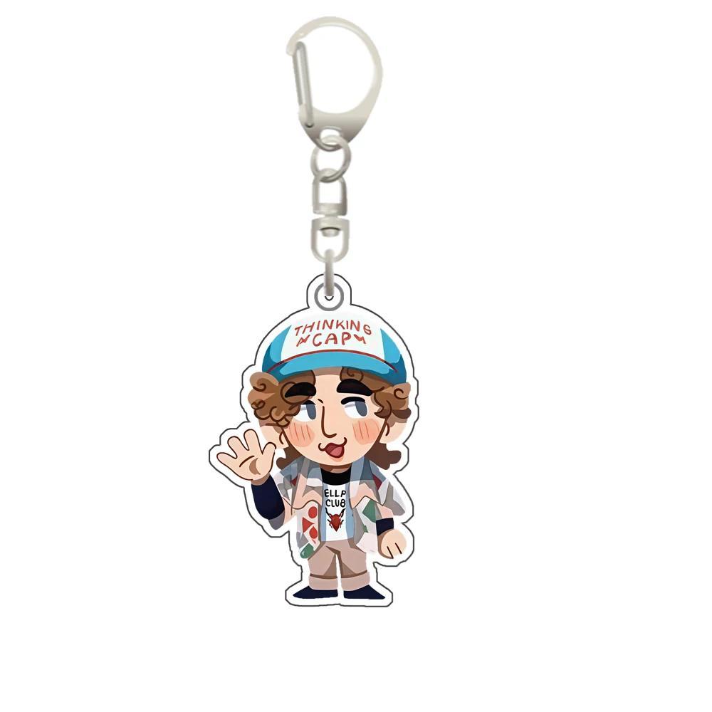 Acrylic Keychain For Stranger Season 5 Dustin Lucas Max Figure Keyring Backpack Collectible Móc Khóa In Theo Yêu Cầu, Chất Liệu Mica Trong Suốt In 2 Mặt , Dày 4mm 4 Acrylic Keychain For Stranger Season 5 Dustin Lucas Max Figure Keyring Backpack Collectible Móc Khóa In Theo Yêu Cầu, Chất Liệu Mica Trong Suốt In 2 Mặt , Dày 4mm - Ảnh 4