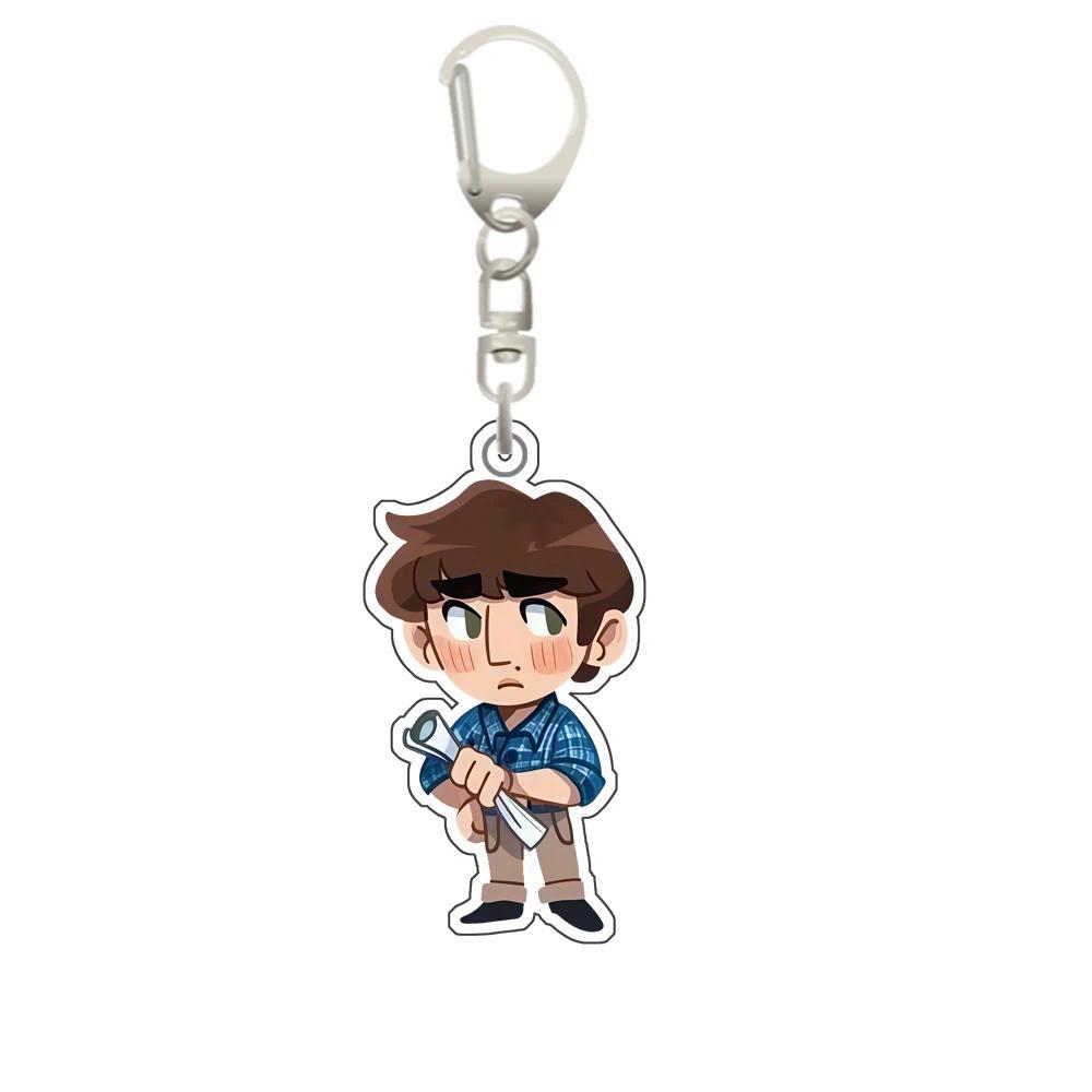 Acrylic Keychain For Stranger Season 5 Dustin Lucas Max Figure Keyring Backpack Collectible Móc Khóa In Theo Yêu Cầu, Chất Liệu Mica Trong Suốt In 2 Mặt , Dày 4mm 7 Acrylic Keychain For Stranger Season 5 Dustin Lucas Max Figure Keyring Backpack Collectible Móc Khóa In Theo Yêu Cầu, Chất Liệu Mica Trong Suốt In 2 Mặt , Dày 4mm - Ảnh 7