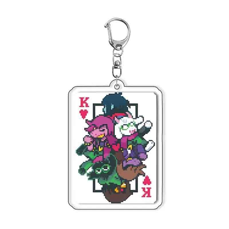 Acrylic Keychainbag For Deltarune Spamton Jevil Lance Rouxls Kaard Anime Character Keychains Móc Khóa In Theo Yêu Cầu, Chất Liệu Mica Trong Suốt In 2 Mặt , Dày 4mm 2 Acrylic Keychainbag For Deltarune Spamton Jevil Lance Rouxls Kaard Anime Character Keychains Móc Khóa In Theo Yêu Cầu, Chất Liệu Mica Trong Suốt In 2 Mặt , Dày 4mm - Ảnh 2