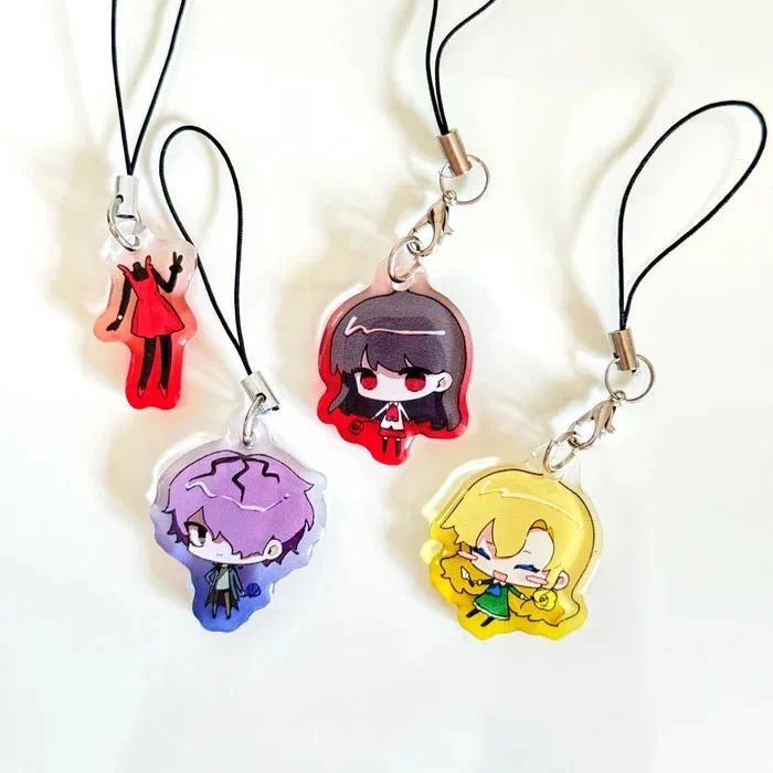 Acrylic Mini Anime Game Ib Keychain For Men And Women, Cartoon Phone Strap Móc Khóa In Theo Yêu Cầu, Chất Liệu Mica Trong Suốt In 2 Mặt , Dày 4mm 2 Acrylic Mini Anime Game Ib Keychain For Men And Women, Cartoon Phone Strap Móc Khóa In Theo Yêu Cầu, Chất Liệu Mica Trong Suốt In 2 Mặt , Dày 4mm - Ảnh 2
