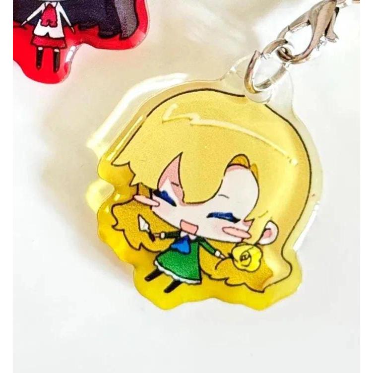Acrylic Mini Anime Game Ib Keychain For Men And Women, Cartoon Phone Strap Móc Khóa In Theo Yêu Cầu, Chất Liệu Mica Trong Suốt In 2 Mặt , Dày 4mm 4 Acrylic Mini Anime Game Ib Keychain For Men And Women, Cartoon Phone Strap Móc Khóa In Theo Yêu Cầu, Chất Liệu Mica Trong Suốt In 2 Mặt , Dày 4mm - Ảnh 4