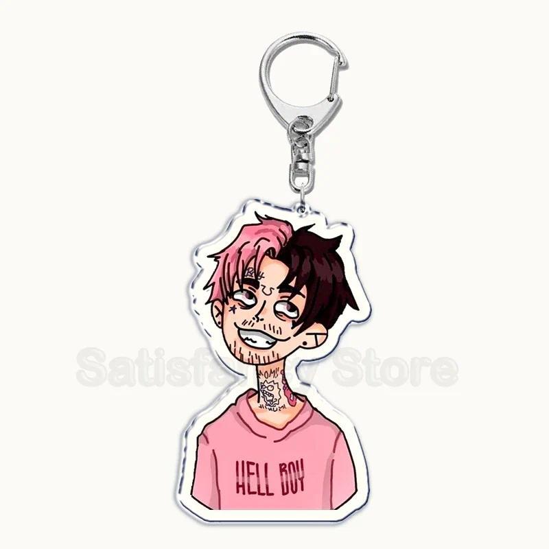 Acrylic Rapper Lil Peep Keychain, Crybaby Hellboy Love Yikes Pendant, Bag Hanging, , Móc Khóa In Theo Yêu Cầu, Chất Liệu Mica Trong Suốt In 2 Mặt , Dày 4mm 40 Acrylic Rapper Lil Peep Keychain, Crybaby Hellboy Love Yikes Pendant, Bag Hanging, , Móc Khóa In Theo Yêu Cầu, Chất Liệu Mica Trong Suốt In 2 Mặt , Dày 4mm - Ảnh 40