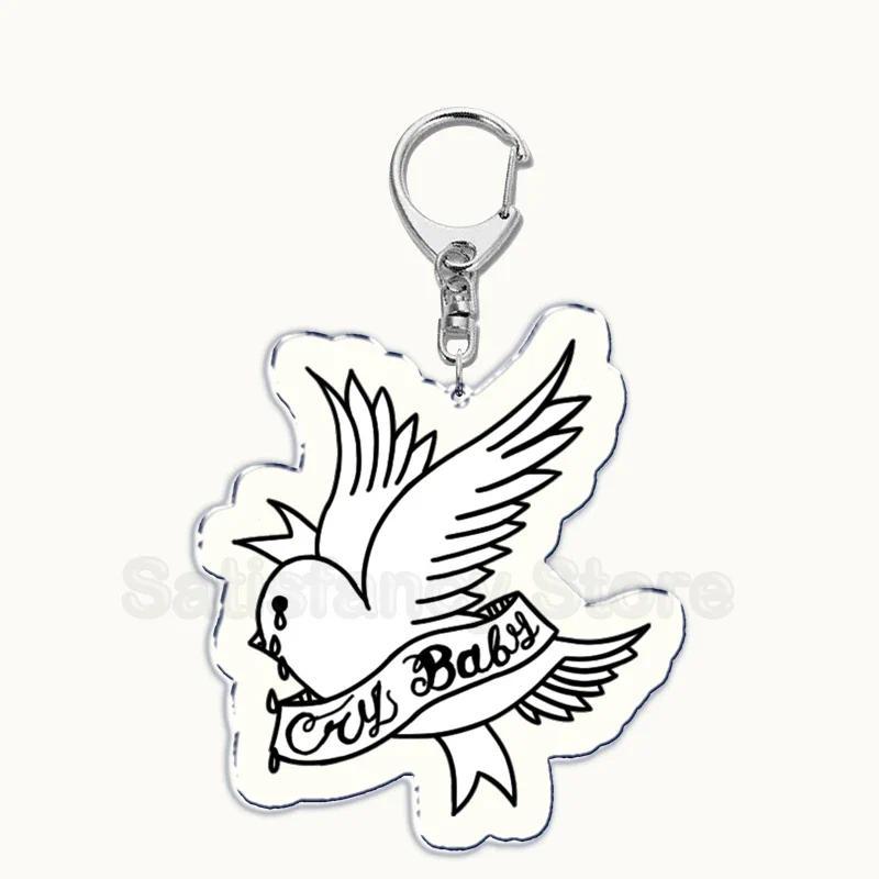 Acrylic Rapper Lil Peep Keychain, Crybaby Hellboy Love Yikes Pendant, Bag Hanging, , Móc Khóa In Theo Yêu Cầu, Chất Liệu Mica Trong Suốt In 2 Mặt , Dày 4mm 10 Acrylic Rapper Lil Peep Keychain, Crybaby Hellboy Love Yikes Pendant, Bag Hanging, , Móc Khóa In Theo Yêu Cầu, Chất Liệu Mica Trong Suốt In 2 Mặt , Dày 4mm - Ảnh 10