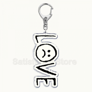 Acrylic Rapper Lil Peep Keychain, Crybaby Hellboy Love Yikes Pendant, Bag Hanging, , Móc Khóa In Theo Yêu Cầu, Chất Liệu Mica Trong Suốt In 2 Mặt , Dày 4mm