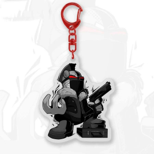 Acrylic Sanford Deimos Madness Anime Keychain For Men And Women, Cartoon Accessory Móc Khóa In Theo Yêu Cầu, Chất Liệu Mica Trong Suốt In 2 Mặt , Dày 4mm