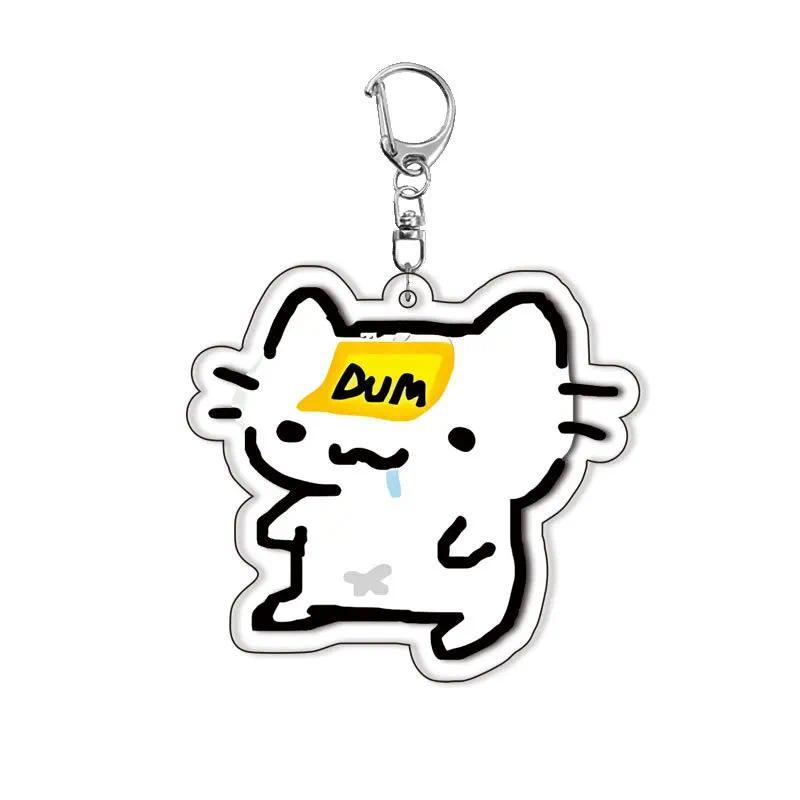 Adorable Cat Kitten Meme Mica Keychain Key Chain Bag Charms Q Version Móc Khóa In Theo Yêu Cầu, Chất Liệu Mica Trong Suốt In 2 Mặt , Dày 4mm 4 Adorable Cat Kitten Meme Mica Keychain Key Chain Bag Charms Q Version Móc Khóa In Theo Yêu Cầu, Chất Liệu Mica Trong Suốt In 2 Mặt , Dày 4mm - Ảnh 4