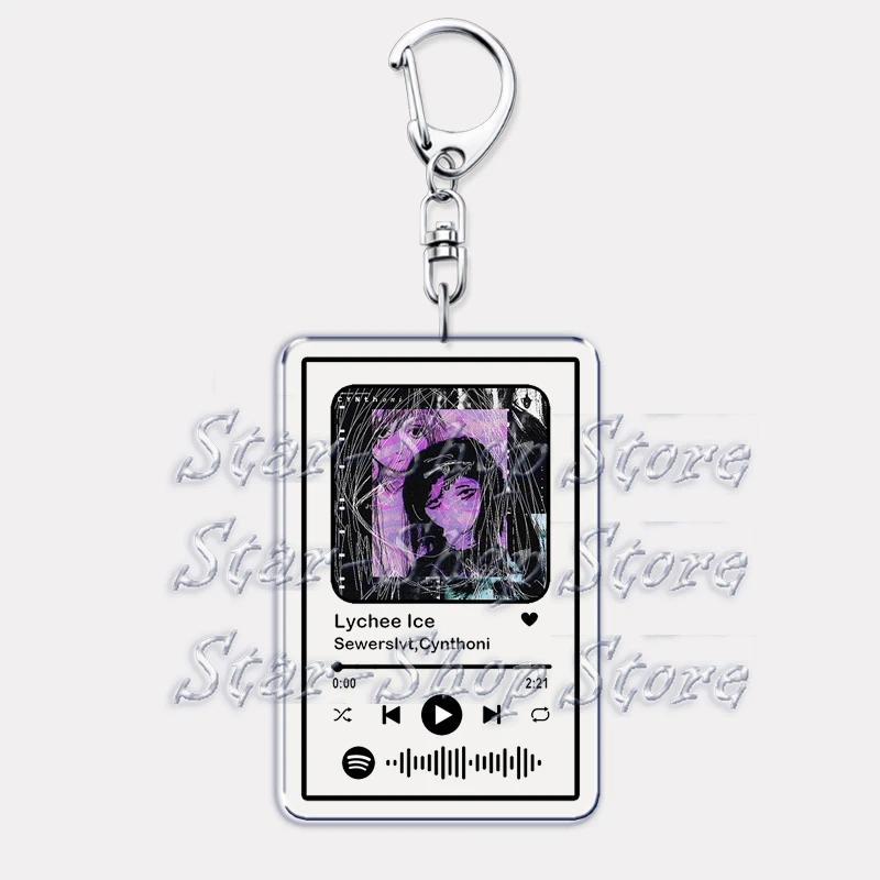 Aesthetic Anime Breakcore Music Keychains For Women Accessories Bag Cynthoni Sewerslvt Móc Khóa In Theo Yêu Cầu, Chất Liệu Mica Trong Suốt In 2 Mặt , Dày 4mm 4 Aesthetic Anime Breakcore Music Keychains For Women Accessories Bag Cynthoni Sewerslvt Móc Khóa In Theo Yêu Cầu, Chất Liệu Mica Trong Suốt In 2 Mặt , Dày 4mm - Ảnh 4