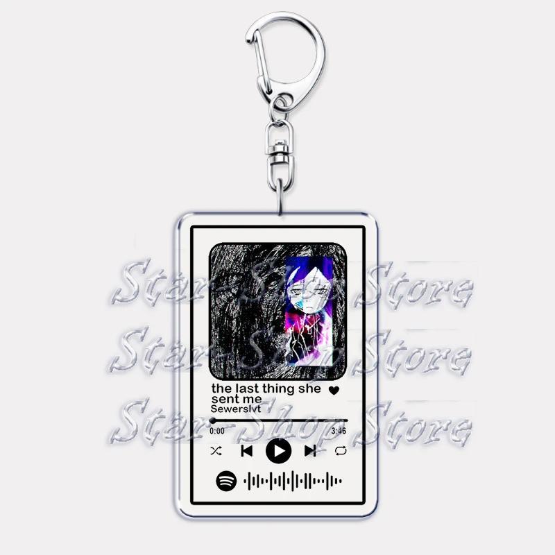 Aesthetic Anime Breakcore Music Keychains For Women Accessories Bag Cynthoni Sewerslvt Móc Khóa In Theo Yêu Cầu, Chất Liệu Mica Trong Suốt In 2 Mặt , Dày 4mm 5 Aesthetic Anime Breakcore Music Keychains For Women Accessories Bag Cynthoni Sewerslvt Móc Khóa In Theo Yêu Cầu, Chất Liệu Mica Trong Suốt In 2 Mặt , Dày 4mm - Ảnh 5