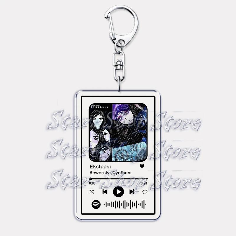 Aesthetic Anime Breakcore Music Keychains For Women Accessories Bag Cynthoni Sewerslvt Móc Khóa In Theo Yêu Cầu, Chất Liệu Mica Trong Suốt In 2 Mặt , Dày 4mm 8 Aesthetic Anime Breakcore Music Keychains For Women Accessories Bag Cynthoni Sewerslvt Móc Khóa In Theo Yêu Cầu, Chất Liệu Mica Trong Suốt In 2 Mặt , Dày 4mm - Ảnh 8