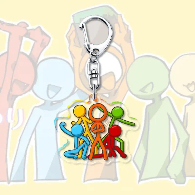 Alan Becker Anime Keychain For Men And Women Made Of Acrylic, Japanese Cosplay Car Hanging Móc Khóa In Theo Yêu Cầu, Chất Liệu Mica Trong Suốt In 2 Mặt , Dày 4mm 4 Alan Becker Anime Keychain For Men And Women Made Of Acrylic, Japanese Cosplay Car Hanging Móc Khóa In Theo Yêu Cầu, Chất Liệu Mica Trong Suốt In 2 Mặt , Dày 4mm - Ảnh 4