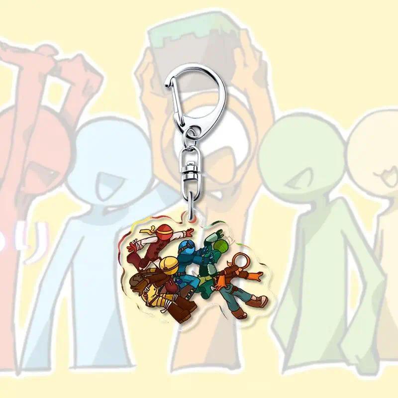 Alan Becker Anime Keychain Women Keychain Men Keychain Acrylic Car Keyring Party Japan Cos Móc Khóa In Theo Yêu Cầu, Chất Liệu Mica Trong Suốt In 2 Mặt , Dày 4mm 2 Alan Becker Anime Keychain Women Keychain Men Keychain Acrylic Car Keyring Party Japan Cos Móc Khóa In Theo Yêu Cầu, Chất Liệu Mica Trong Suốt In 2 Mặt , Dày 4mm - Ảnh 2