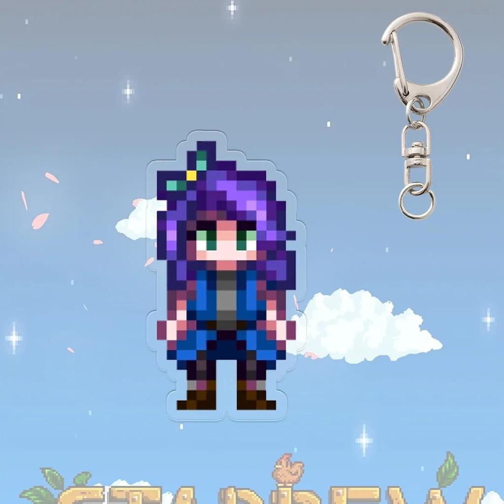 Alex Stardew Valley Keychain Elliott Game Figure Anime Model Cosplay Props Haley Emily Pixels Móc Khóa In Theo Yêu Cầu, Chất Liệu Mica Trong Suốt In 2 Mặt , Dày 4mm 4 Alex Stardew Valley Keychain Elliott Game Figure Anime Model Cosplay Props Haley Emily Pixels Móc Khóa In Theo Yêu Cầu, Chất Liệu Mica Trong Suốt In 2 Mặt , Dày 4mm - Ảnh 4
