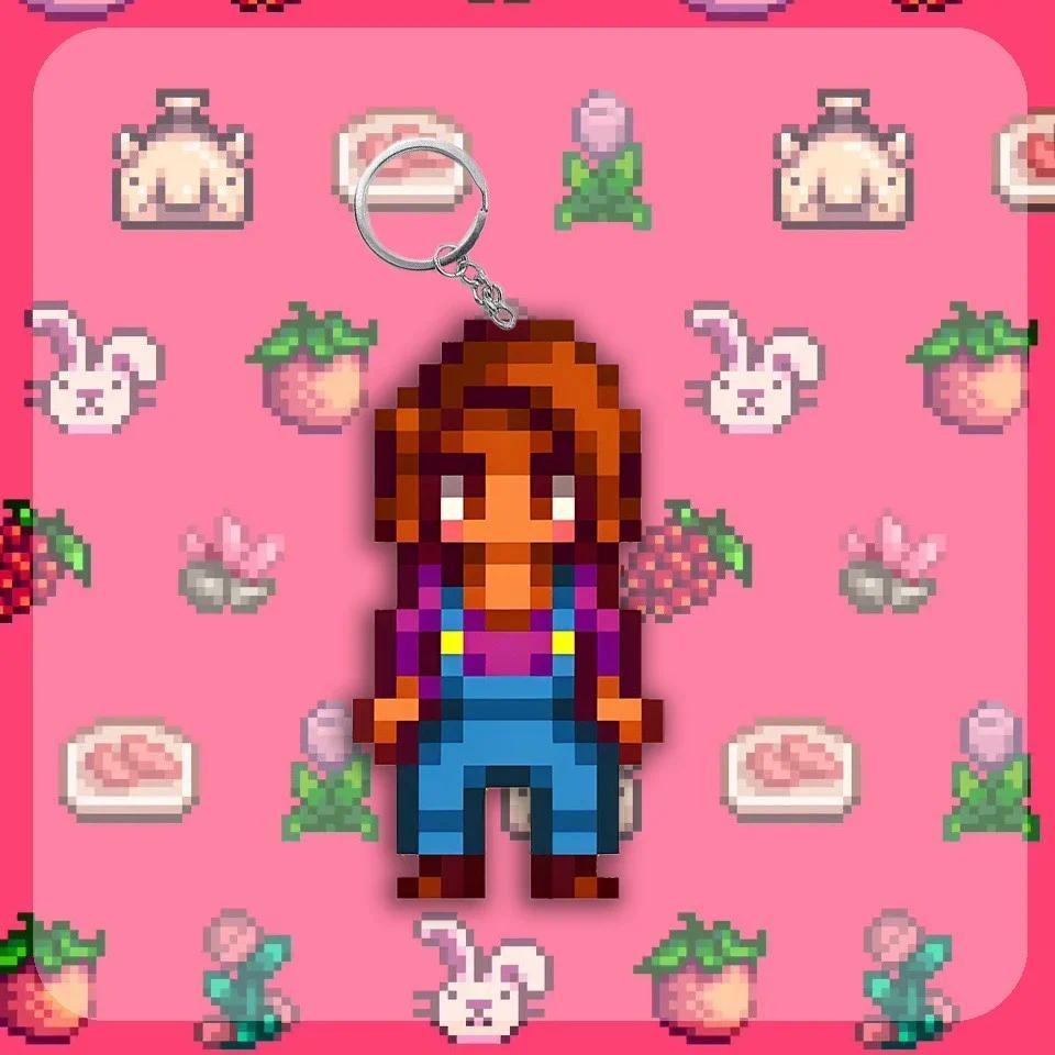 Alex Stardew Valley Keychain Elliott Game Figure Anime Model Cosplay Props Haley Emily Pixels Móc Khóa In Theo Yêu Cầu, Chất Liệu Mica Trong Suốt In 2 Mặt , Dày 4mm 9 Alex Stardew Valley Keychain Elliott Game Figure Anime Model Cosplay Props Haley Emily Pixels Móc Khóa In Theo Yêu Cầu, Chất Liệu Mica Trong Suốt In 2 Mặt , Dày 4mm - Ảnh 9
