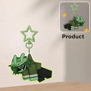 Alien Chance Forsaken Acrylic Keychain Cute Cartoon Game Character Pendant Móc Khóa In Theo Yêu Cầu, Chất Liệu Mica Trong Suốt In 2 Mặt , Dày 4mm