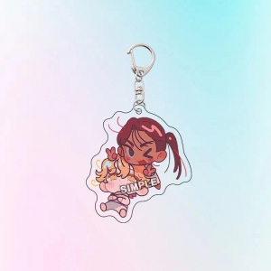 Alien Stage Anime Relatex Keychain New Key Chain Friends Mica Keychain Lovely Couple Hanging Móc Khóa In Theo Yêu Cầu, Chất Liệu Mica Trong Suốt In 2 Mặt , Dày 4mm