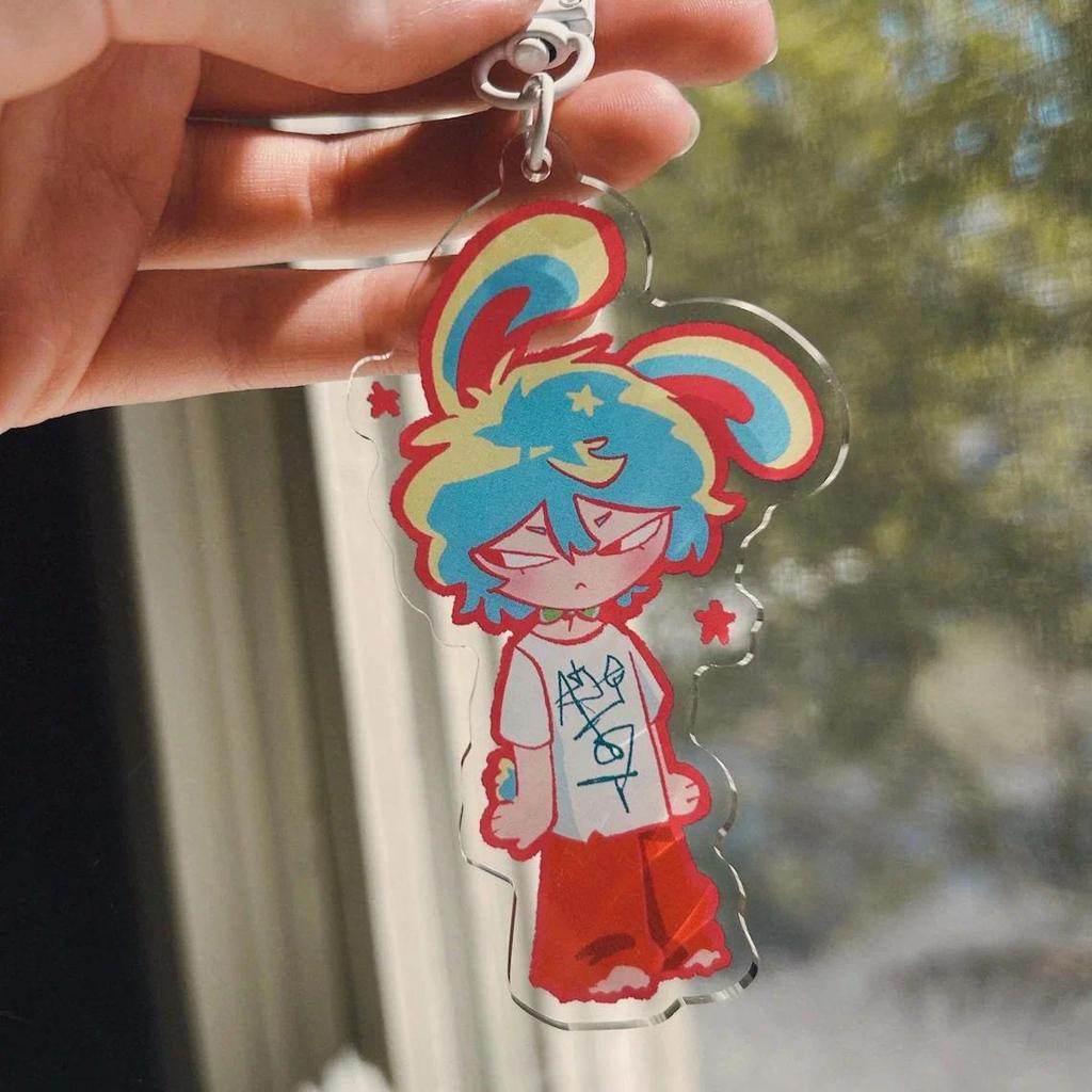 Alien Stage Bunny Acrylic Keychain Anime Cartoon Style Collectible Key Ring For Fans Móc Khóa In Theo Yêu Cầu, Chất Liệu Mica Trong Suốt In 2 Mặt , Dày 4mm 3 Alien Stage Bunny Acrylic Keychain Anime Cartoon Style Collectible Key Ring For Fans Móc Khóa In Theo Yêu Cầu, Chất Liệu Mica Trong Suốt In 2 Mặt , Dày 4mm - Ảnh 3