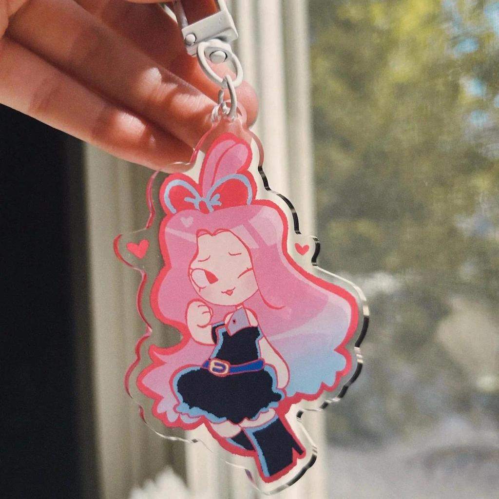 Alien Stage Bunny Acrylic Keychain Anime Cartoon Style Collectible Key Ring For Fans Móc Khóa In Theo Yêu Cầu, Chất Liệu Mica Trong Suốt In 2 Mặt , Dày 4mm 1 Alien Stage Bunny Acrylic Keychain Anime Cartoon Style Collectible Key Ring For Fans Móc Khóa In Theo Yêu Cầu, Chất Liệu Mica Trong Suốt In 2 Mặt , Dày 4mm