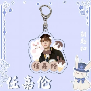 Allen Ren Jialun "under The Brocade" Lu Yi Keychain Double-sided Lic Ncurrent Student Bag Móc Khóa In Theo Yêu Cầu, Chất Liệu Mica Trong Suốt In 2 Mặt , Dày 4mm