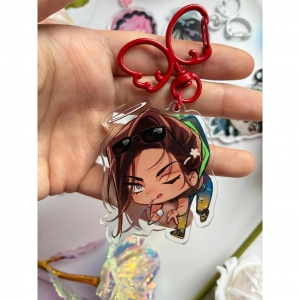 Alnst Fan Merch Alien Stage Keychain Sua Ivan Collectible Key Ring For Fans Móc Khóa In Theo Yêu Cầu, Chất Liệu Mica Trong Suốt In 2 Mặt , Dày 4mm