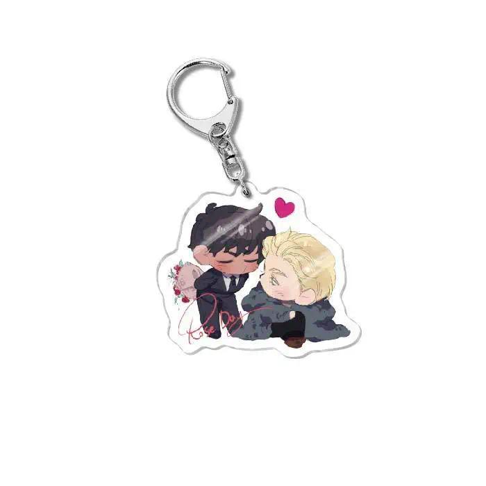 Anastasia Hot Korean Animation Bl Manwha Lovely Bag Charms Hanging Face Friends Key Chain Soft Móc Khóa In Theo Yêu Cầu, Chất Liệu Mica Trong Suốt In 2 Mặt , Dày 4mm 10 Anastasia Hot Korean Animation Bl Manwha Lovely Bag Charms Hanging Face Friends Key Chain Soft Móc Khóa In Theo Yêu Cầu, Chất Liệu Mica Trong Suốt In 2 Mặt , Dày 4mm - Ảnh 10