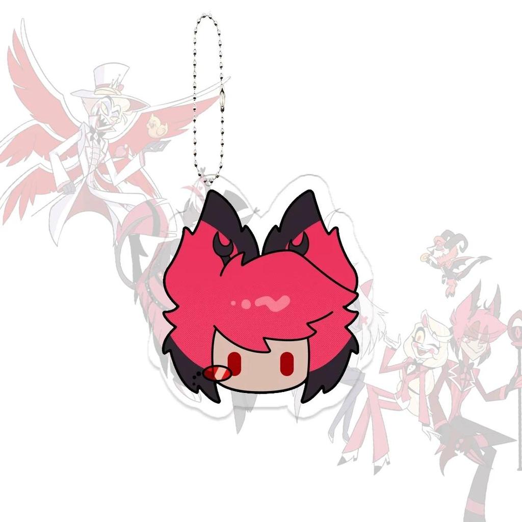 Angel Dust Pendant Q Version Stand Card Decorate Exquisite Alastor Student Keychain Móc Khóa In Theo Yêu Cầu, Chất Liệu Mica Trong Suốt In 2 Mặt , Dày 4mm 2 Angel Dust Pendant Q Version Stand Card Decorate Exquisite Alastor Student Keychain Móc Khóa In Theo Yêu Cầu, Chất Liệu Mica Trong Suốt In 2 Mặt , Dày 4mm - Ảnh 2
