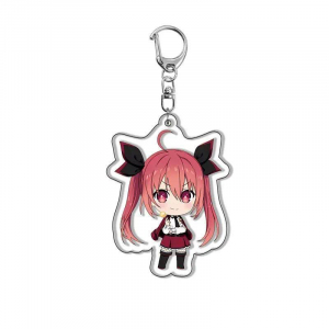 Animation Date A Live Anime Itsuka Shido Yatogami Tohka Kawaii Acrylic Keychain Womanmica Móc Khóa In Theo Yêu Cầu, Chất Liệu Mica Trong Suốt In 2 Mặt , Dày 4mm